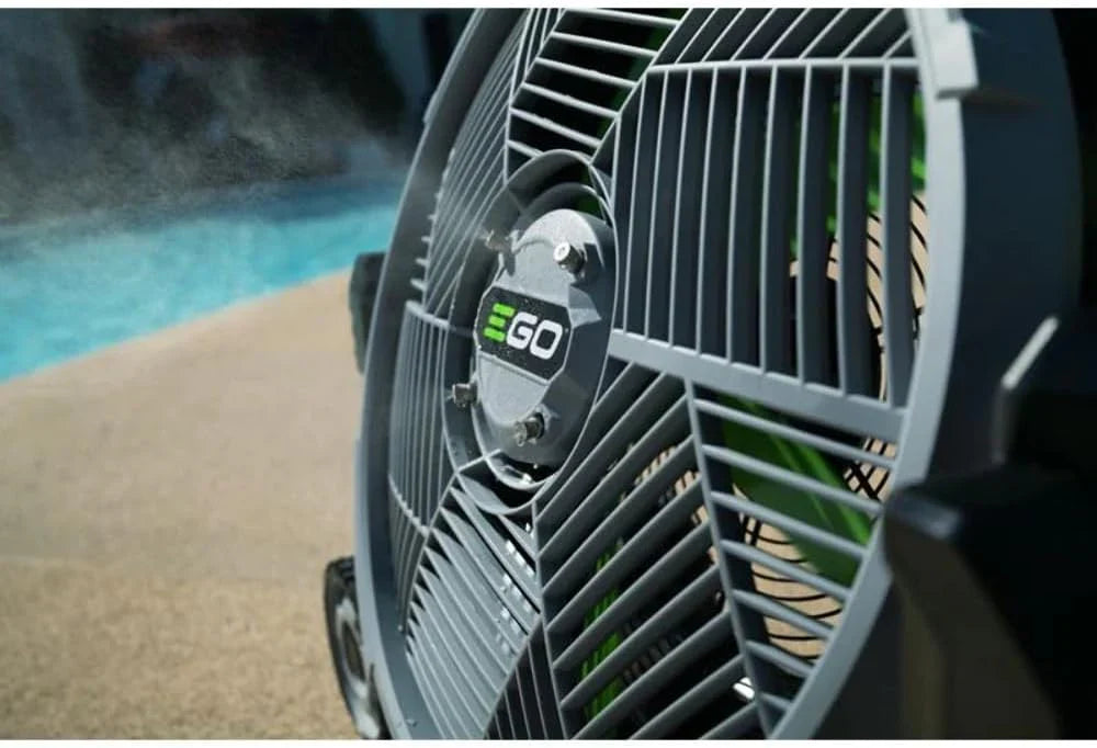 Portable spray fan, outdoor electric type, 18 inches, 5-speed fan, without battery and charger