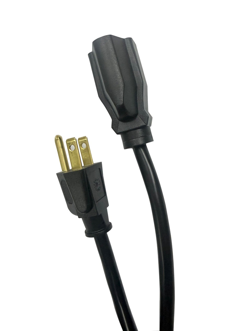 20' 16 Gauge 1-Tap Outdoor Extension Cord, Black Z5485