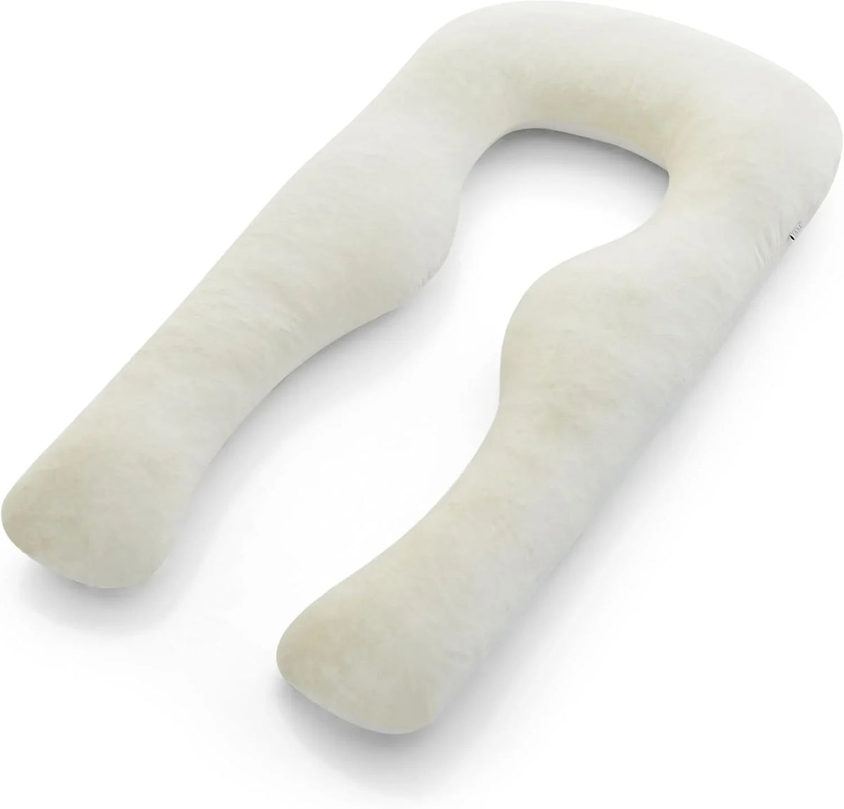 Body Pillow | Elegant U-shaped Pregnancy Pillow - Organic Bamboo Fiber Cotton - Crushed Cooling Gel Filling - Ergonomic Design - Dual-Sided Use - Washable