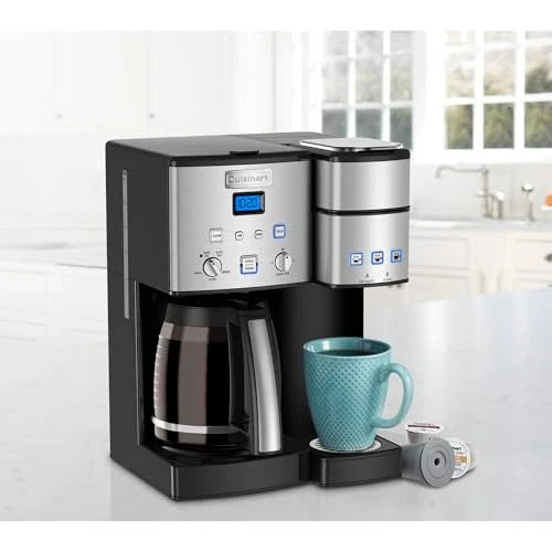 Single Serve 12 Cup Coffee Maker, Offers 3 Sizes: 6 Ounces, 8 Ounces and 10 Ounces, Stainless Steel, SS 15P1: Home & Kitchen