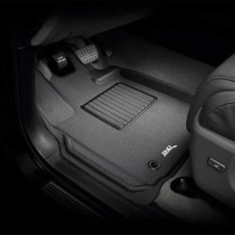 3D MAXpider Mat Custom-fit All-weather Car Mats; Row 1 and 2 Only