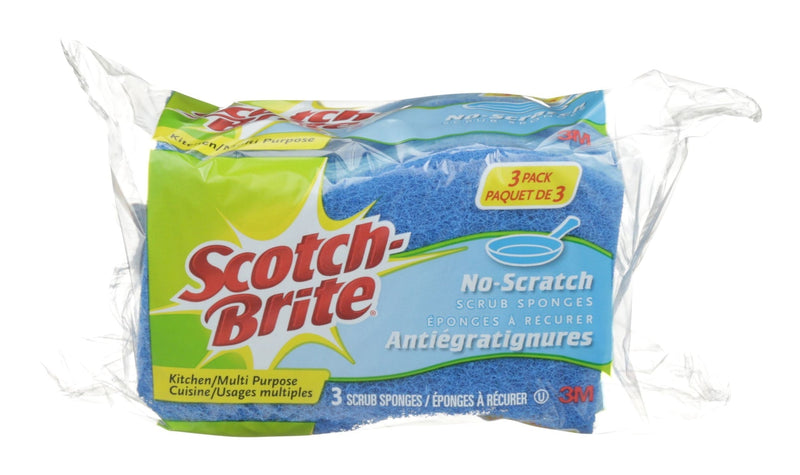 All-Purpose Non-Scratch Scrub Sponge, 3-pk E8290