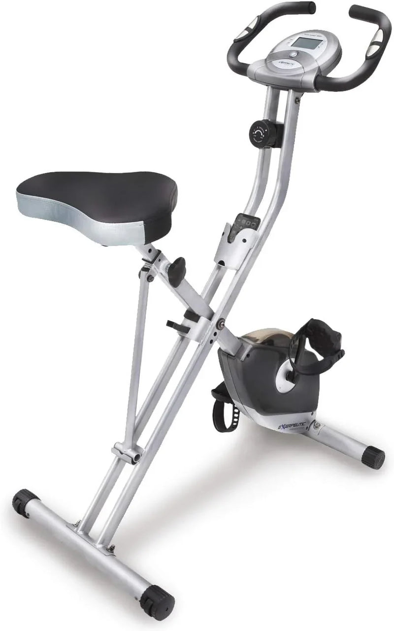 Compact folding exercise bike, 8 different intensity level fixed bikes, featuring Wireless tracking function and option for tablet stand. Y287