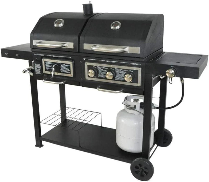 Dual Fuel Combination Charcoal/Gas Grill D9541