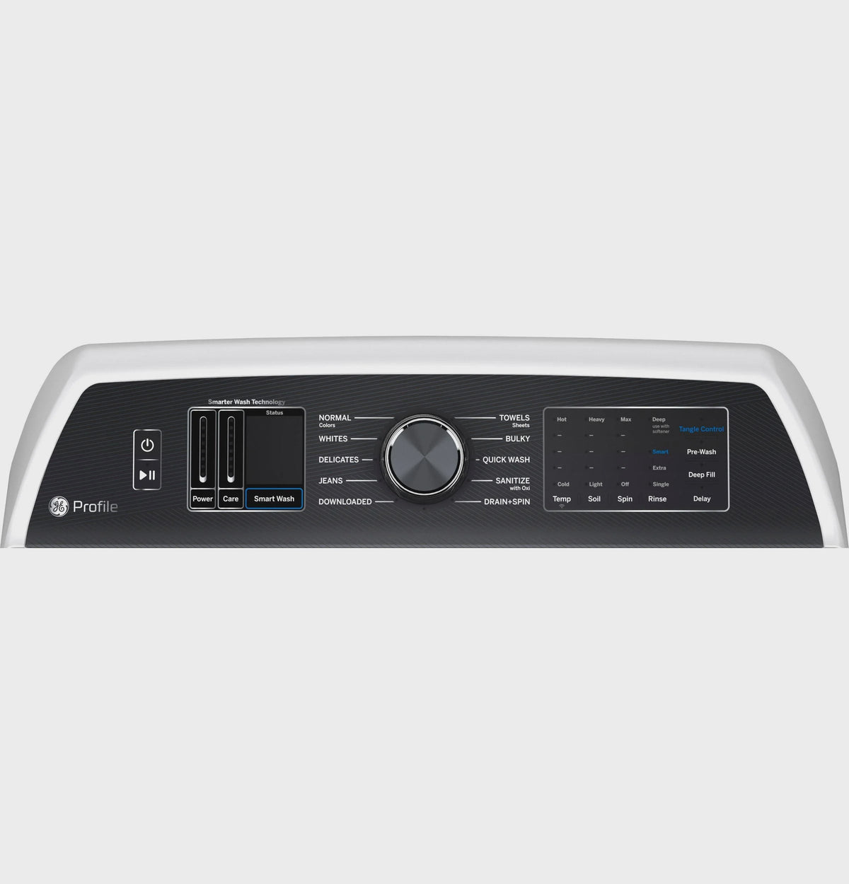 GE APPLIANCES PTW700BSTWS high efficiency top load washer