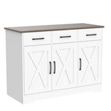 Modern Farmhouse Sideboard Buffet Cabinet