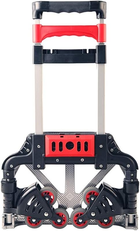 Hand Cart-Home Small Trailer Luggage Cart Folding Trolley Car Outdoor Goods Shopping Trolley Cart Truck