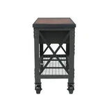 Building Products 72 in. 3-Drawers Rolling Industrial Workbench and Wood Top