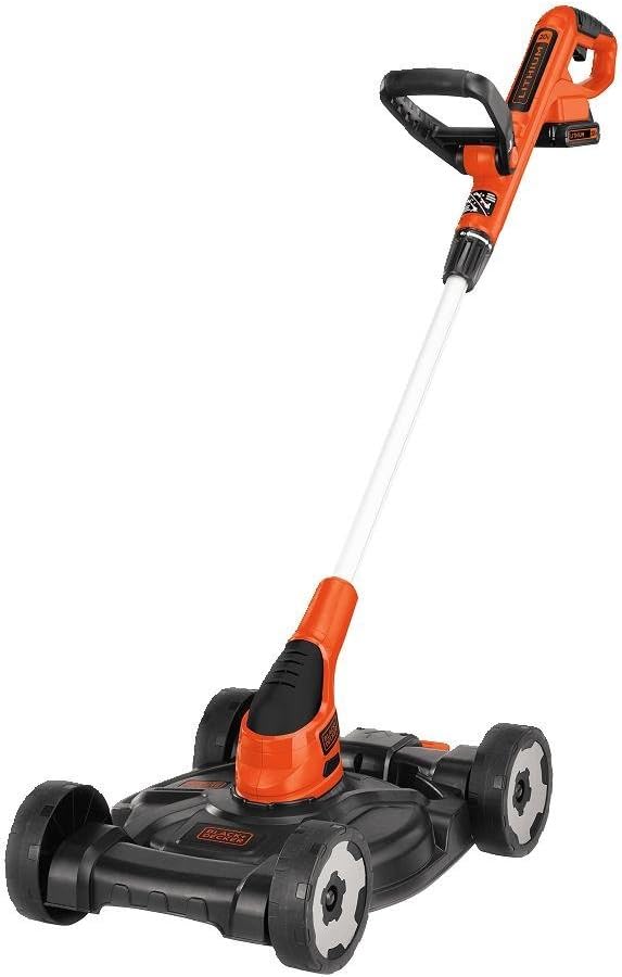 BLACK DECKER Combination String Trimmer, Lawn Mower, and Edger, Cordless 3-in-1 E4454