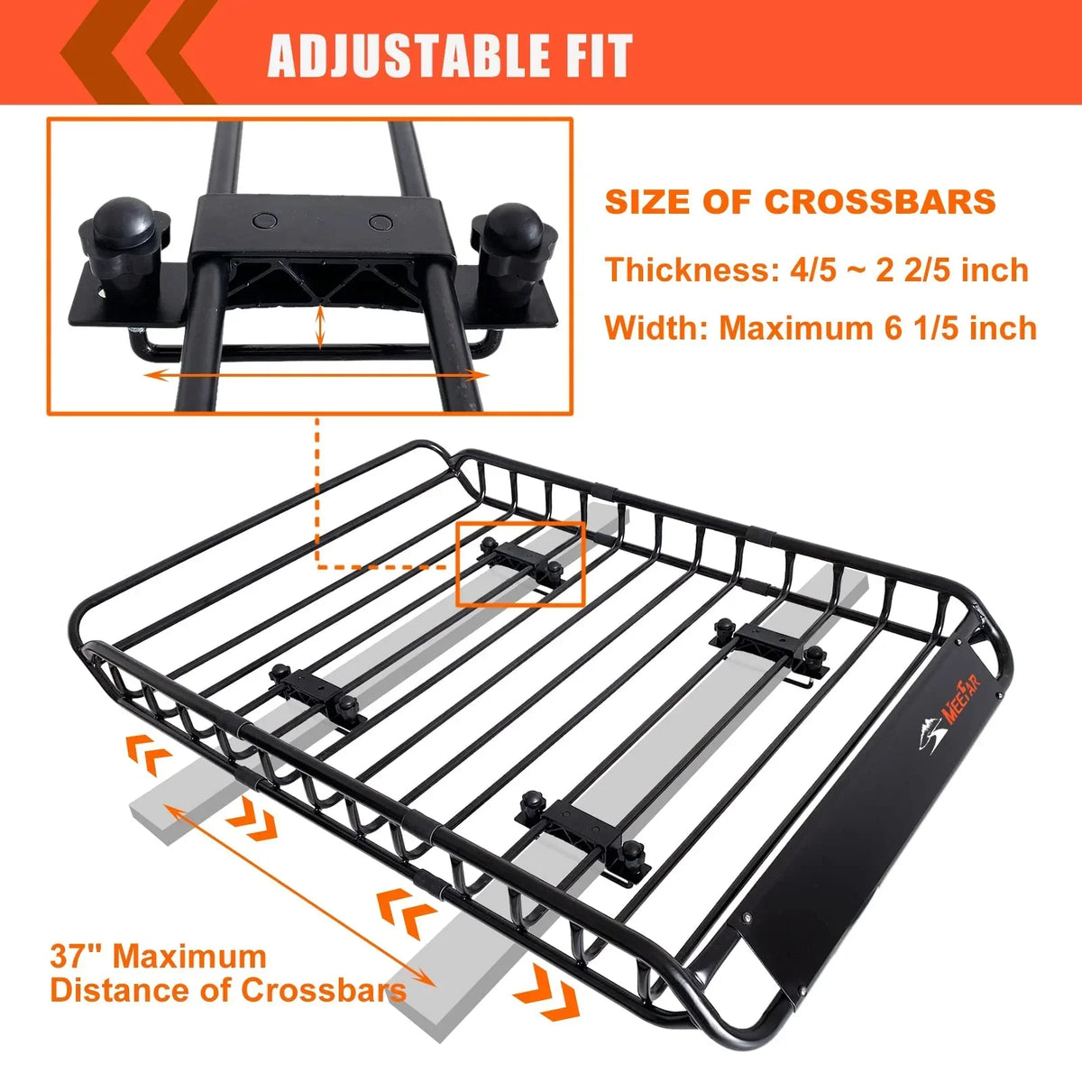 Roof Rack Carrier Basket Universal Rooftop