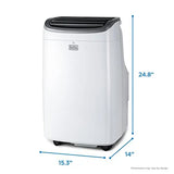 BLACK DECKER 8,000 BTU Portable Air Conditioner up to 350 Sq.ft with Remote Control