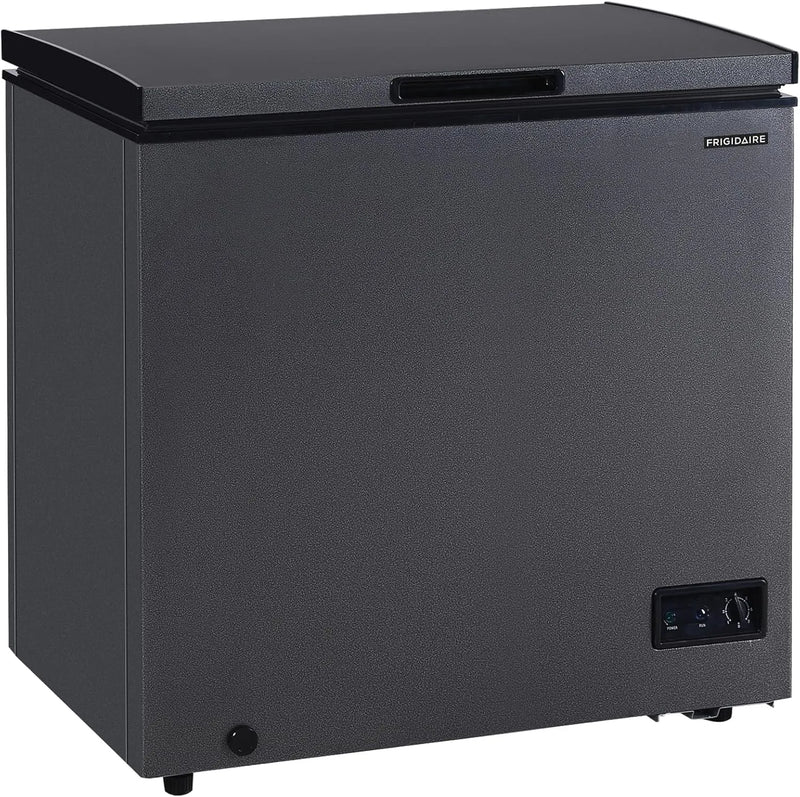 7 Cu. Ft. Chest Freezer, Granita Finish, Adjustable Thermostat, Easy Defrost, Removable Basket U7829
