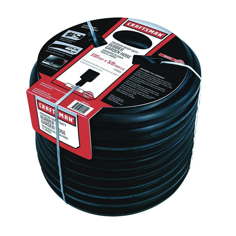 Premium Rubber Garden Hose, 100ft. x 5/8. inch C8732