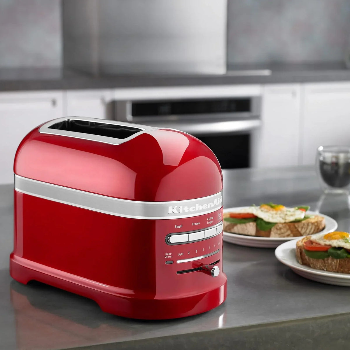 Double-layer automatic toaster