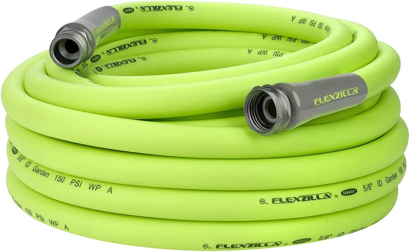 Flexzilla Garden Hose 5/8 in. x 50 ft, Heavy Duty, Lightweight, Drinking Water Safe L1588