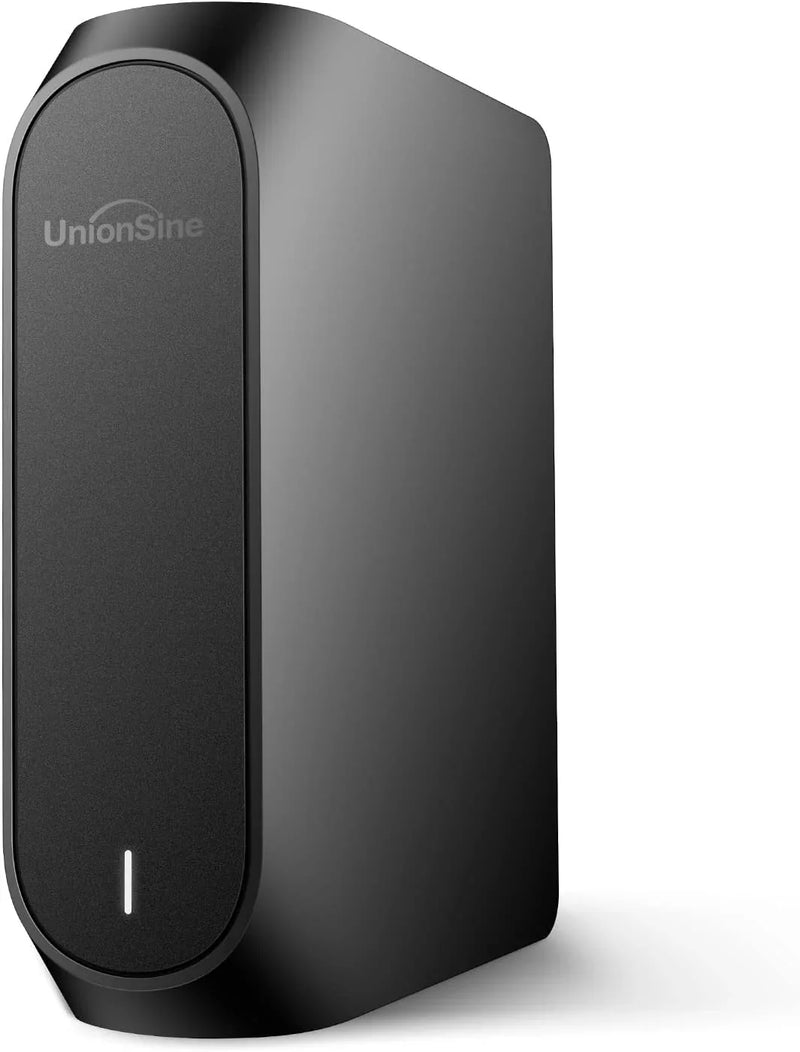 3.5-inch external hard drive, supporting USB 3.2 Gen2 Type-C interface, suitable for PCs, Macs, desktops, laptops, and televisions (black) I8762