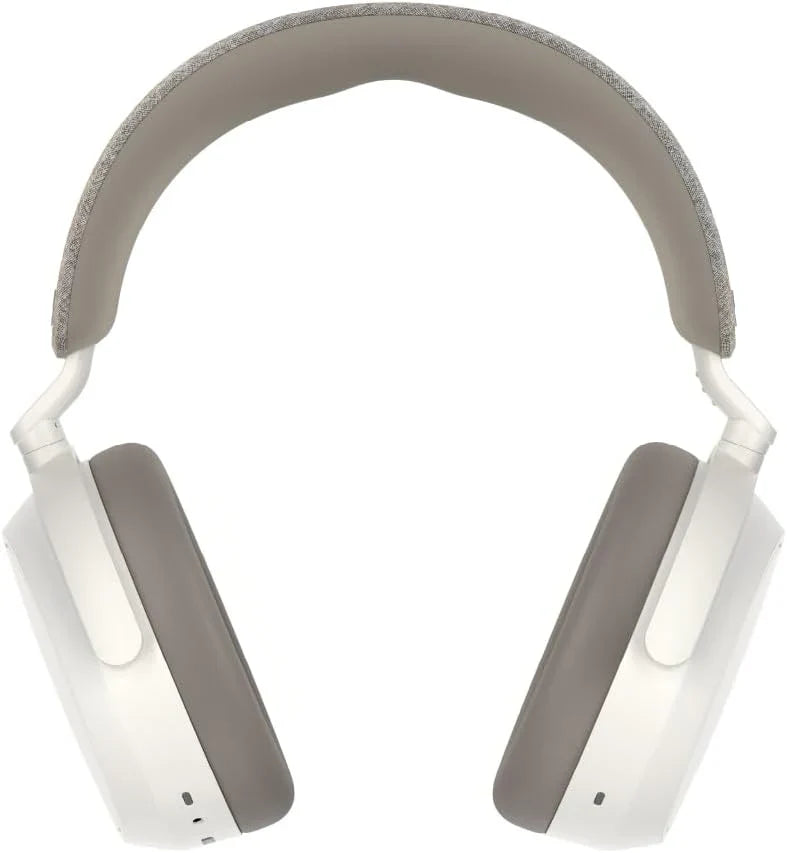 Consumer-grade audio power 4 wireless headphones - Support Wireless connection, equipped with adaptive noise cancellation function, clear calls, up to 60 hours of battery life, and customizable sound effects. White model.