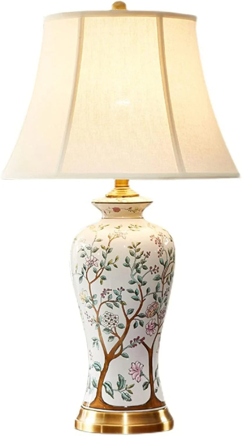 Ceramic Table Lamp White N2545