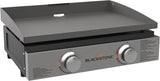 1813 Original 22” Tabletop Griddle with Hood and Stainless Steel Front Plate, Powder Coated Steel, Black