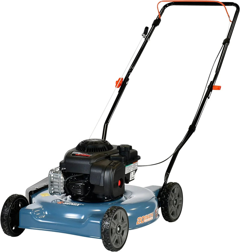 Gas Lawn Mower, 20-Inch, 125 cc 4-Cycle Engine, Push Lawnmower U6917