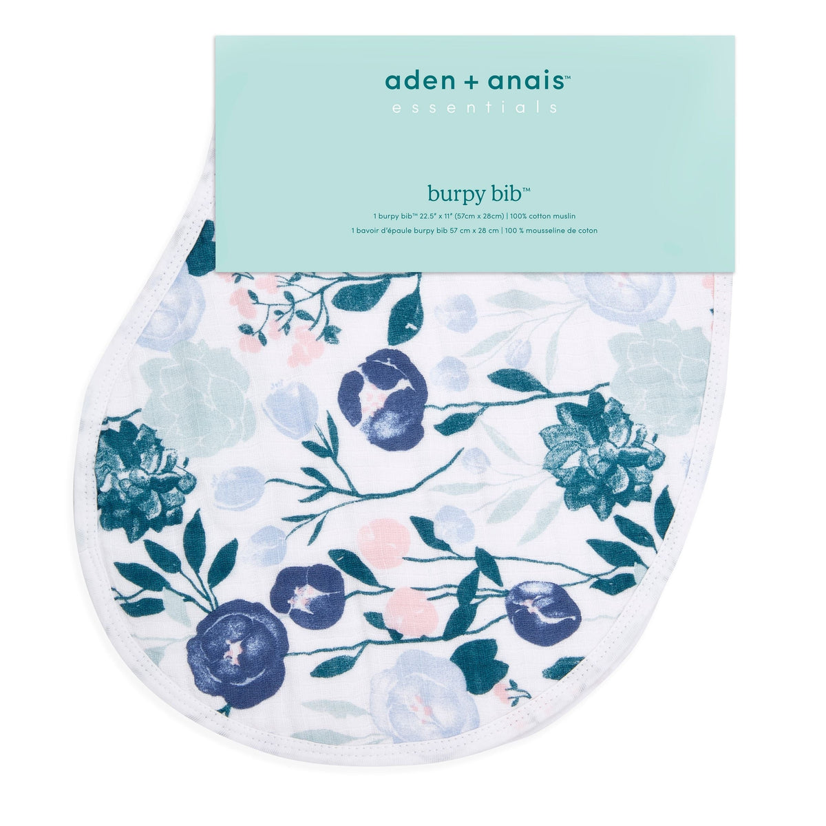 Essentials Burpy Bib, Flowers Bloom