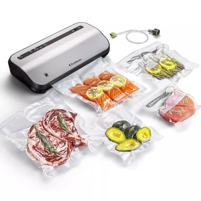 2195546 Preserve Vacuum Sealer, Special 14-Piece Starter Kit with Vacuum Seal Roll and Bags N8078