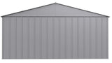 Arrow Classic 14x17-ft Flute Grey Corrosion-Resistant Metal Shed