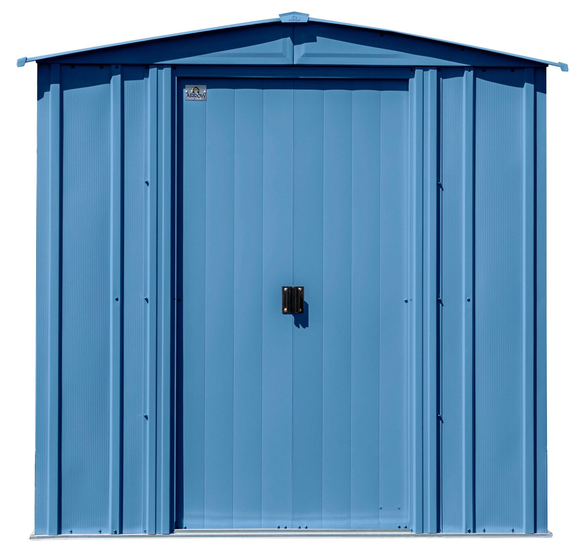 Arrow Classic Galvanized Steel Storage Shed, Blue Grey, 6-ft x 7-ft