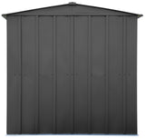 Arrow Classic Galvanized Steel Storage Shed, Charcoal, 6-ft x 5-ft