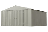 Arrow Elite 14x14-ft Cool Grey Corrosion-Resistant Steel Storage Shed