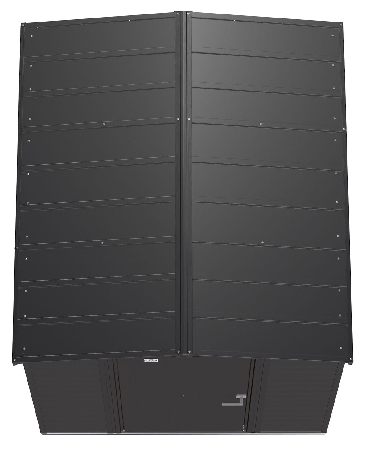 Arrow Select Galvanized Steel Storage Shed, Charcoal, 6-ft x 7-ft