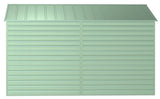 Arrow Select Galvanized Steel Storage Shed, Sage Green, 10-ft x 12-ft