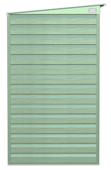 Arrow Select Galvanized Steel Storage Shed, Sage Green, 8-ft x 4-ft