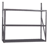 Arrow Telescoping 3-Tier Galvanized Steel Shelf Kit