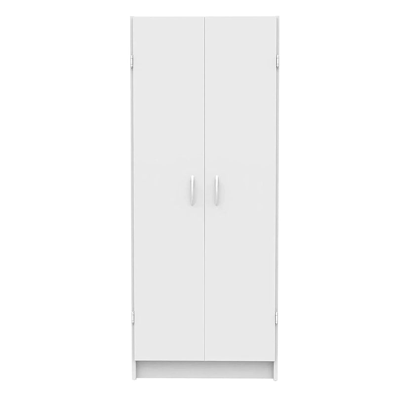 Pantry Cabinet Cupboard with 2 Doors, Adjustable Shelves, for Kitchen, Laundry or Utility Room K80