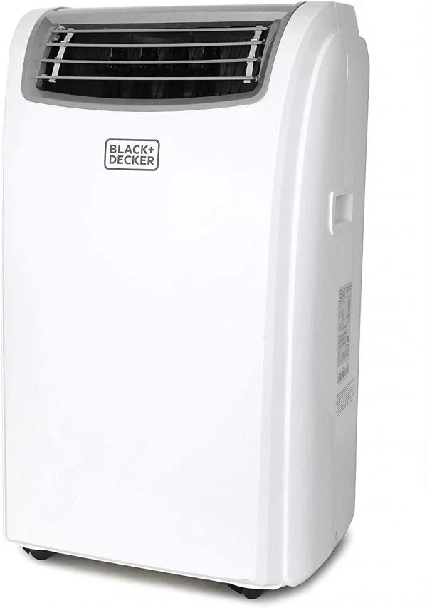 BLACK DECKER 14,000 BTU Portable Air Conditioner with Heat and Remote Control, White