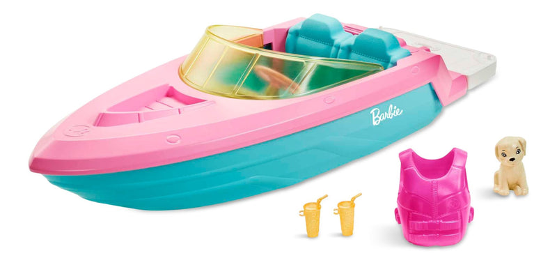 3-Seater Floating Boat with Puppy & Accessories, Ages 3+ O2238
