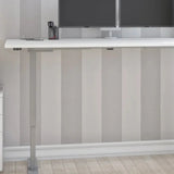Bestar Upstand 76.2 cm x 182.9 cm (30 in. x 72 in.) Height Adjustable Desk with Dual Monitor Arm