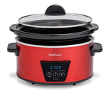 Digital Programmable Slow Cooker with Tempered Glass Lid, 5-qt