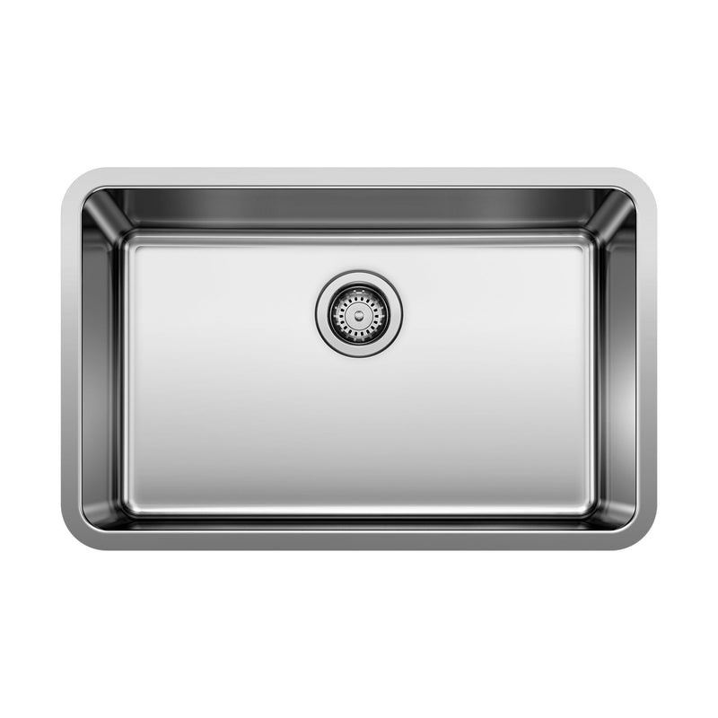 Single Bowl Undermount SS Kitchen Sink, 28-in U5505
