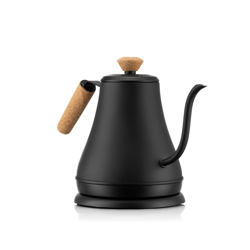 Electric Cordless Gooseneck Water Kettle with Auto Shut Off, Black, 0.8-L R4066