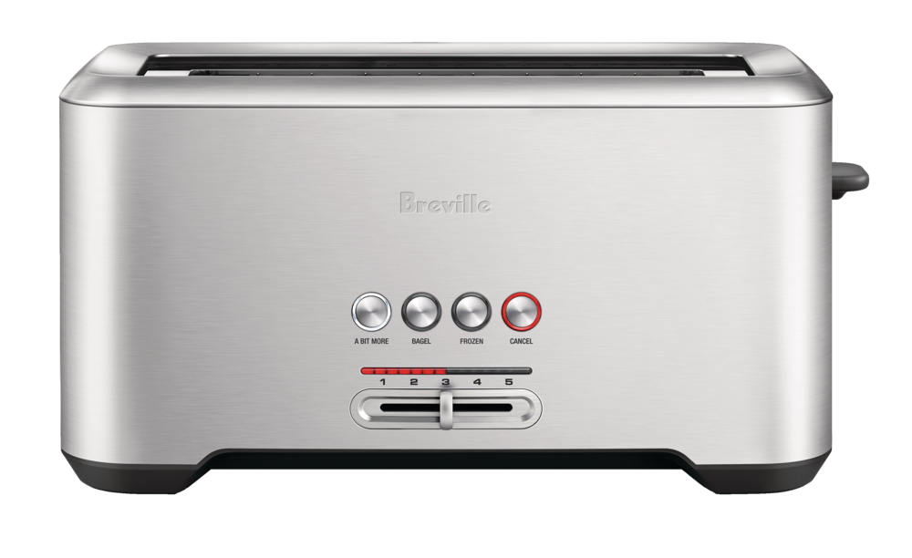 ‘A Bit More’ 4-Slice Toaster, Brushed Stainless Steel