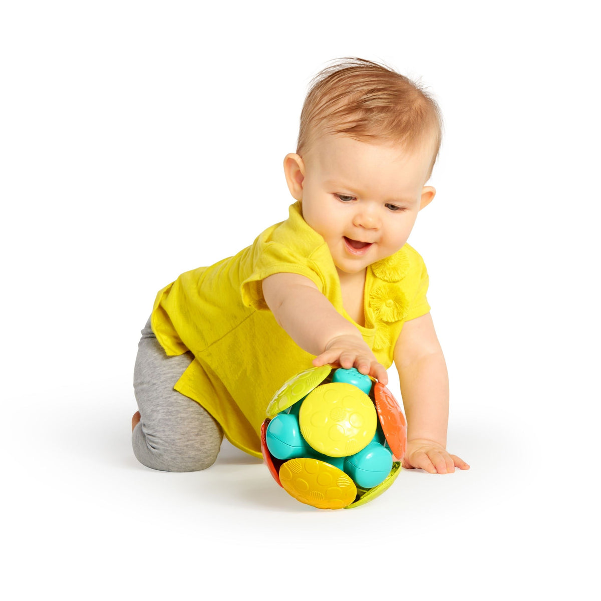 Wobble Bobble Crawl & Chase Activity Ball Toy, Bilingual, Ages 3m+