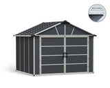 Multi-Function Polycarbonate Yukon Shed, 11x9-ft