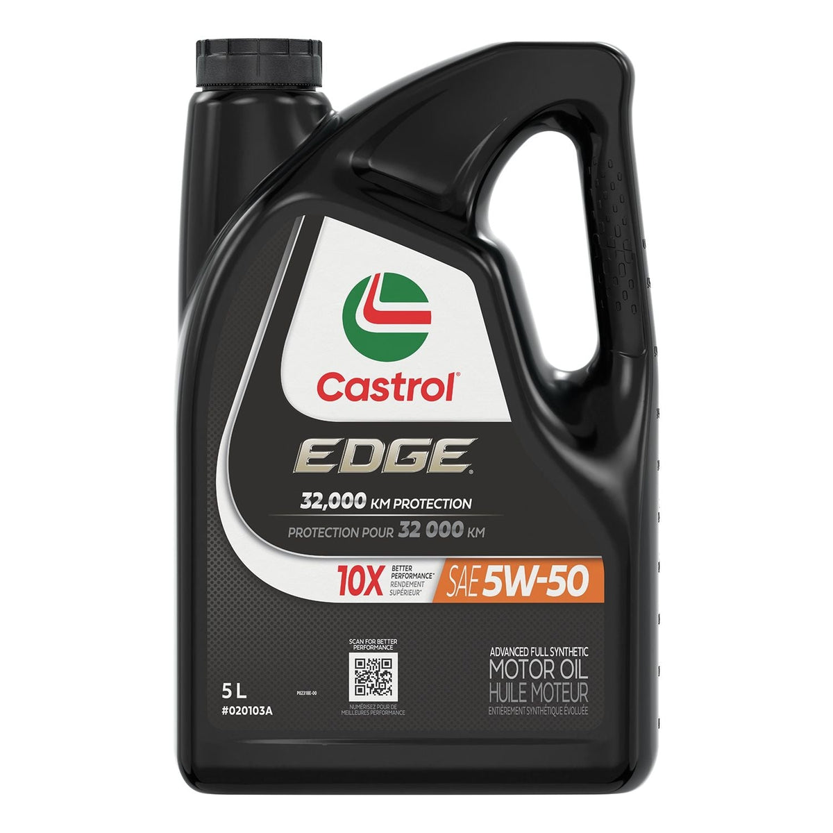 EDGE 5W50 Advanced Synthetic Engine/Motor Oil, 5-L