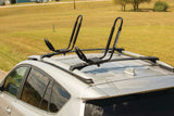 Certified Universal J-Rack Rooftop Mount Kayak Carrier, 2 Kayak Storage Capacity, Black