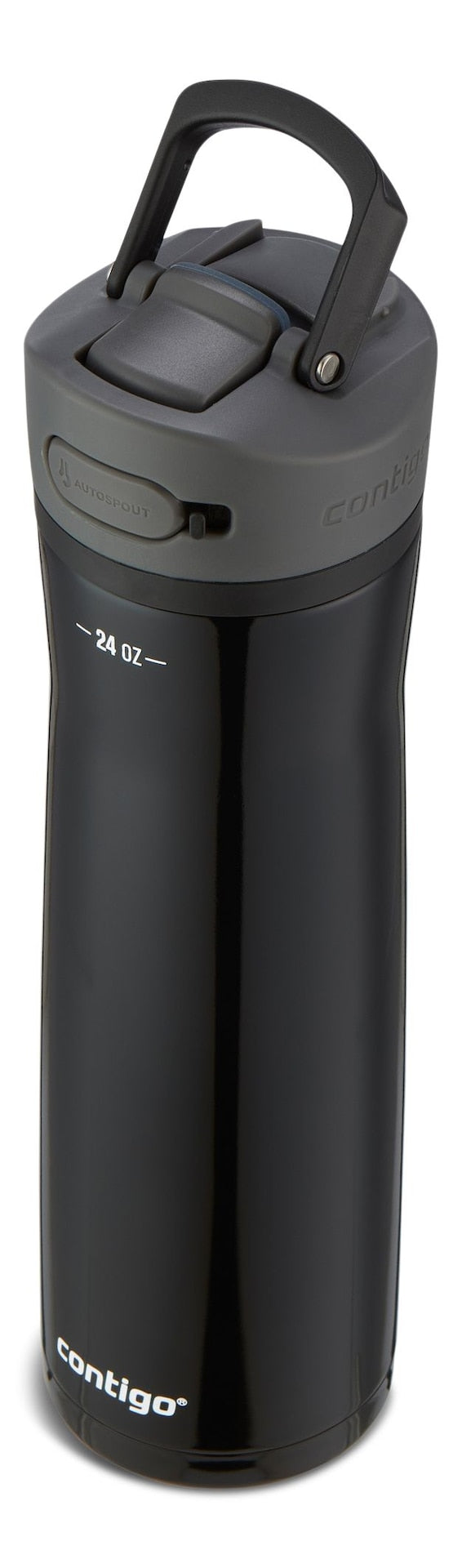 Ashland Chill 2.0 Insulated Stainless Steel Straw Water Bottle with Lid and Handle, 710-mL H7303