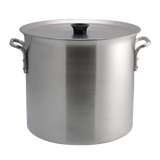 Heavy Duty Industrial Aluminum Stockpot with Handles, 32-L
