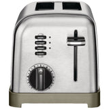 Metal Classic Toaster with 6 Settings, Stainless Steel, 2-Slices