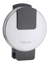 Round, Non-Stick Waffle Maker, Stainless Steel
